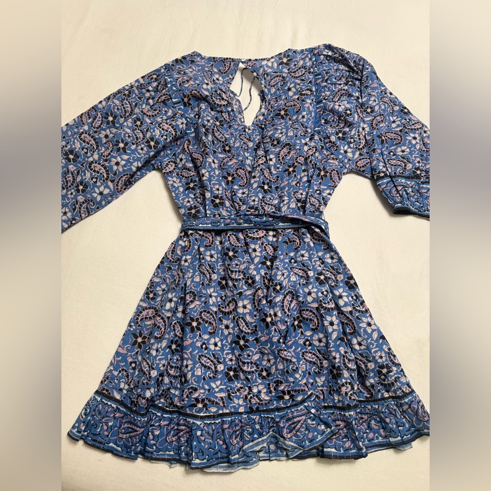 Cleobella Cora Mini Paisley Dress Womens Large - Picture 9 of 12